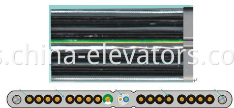 Pares de cable de viaje de ascensor Elevator Traveling Cable Shieled Pairs